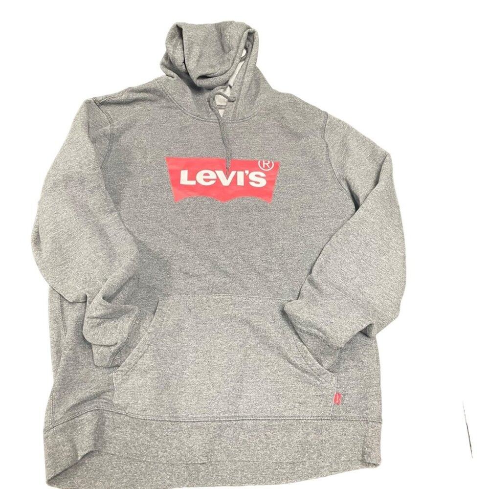 Levi’s Youth Large Gray Logo Hoodie Sweatshirt